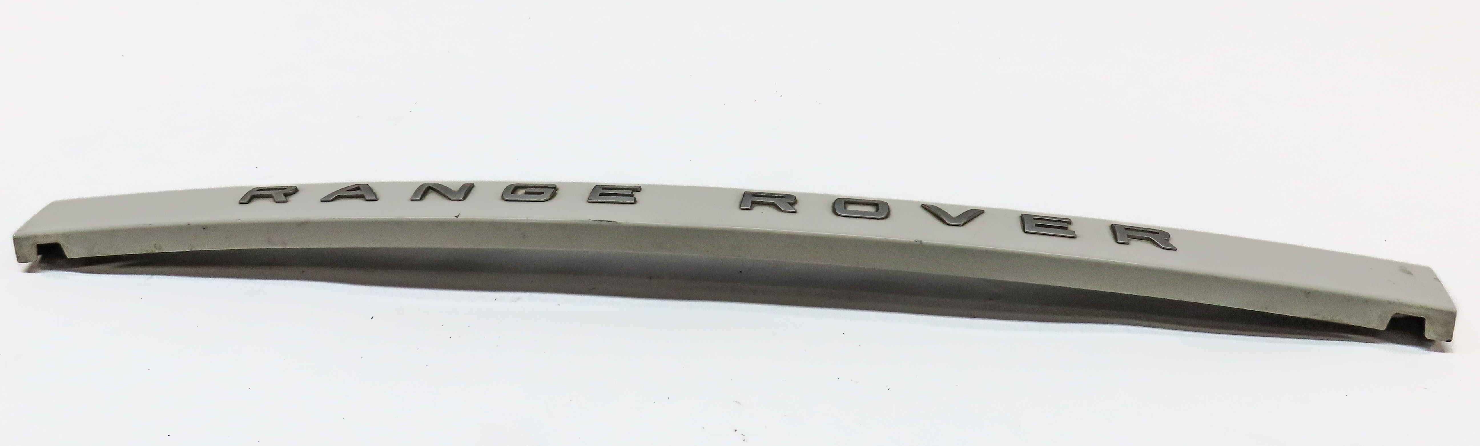 2009 LAND RANGE ROVER SPORT (L320) REAR HATCH TRUNK LOGO TRIM PANEL (WHITE) — exact item pictured
